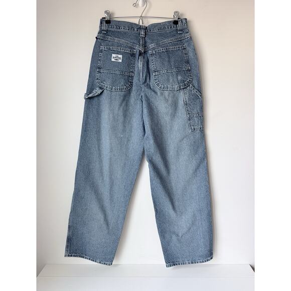 Lee Denim - Vintage Lee Dungarees Carpenter Jeans Size 28 Relaxed Fit Y2K 29х31 USA 90s